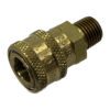 Small Female Q/C with Male thread (NO shut-off valve)